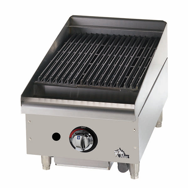Star 15" Countertop Charbroiler 1 Burner Natural Gas, 40,000 BTU
