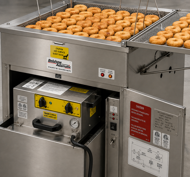 Belshaw Adamatic 119 lb Donut Floor Fryer Natural Gas - 60,000 BTU