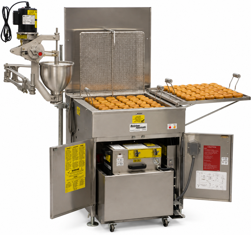Belshaw Adamatic 119 lb Donut Floor Fryer Natural Gas - 60,000 BTU