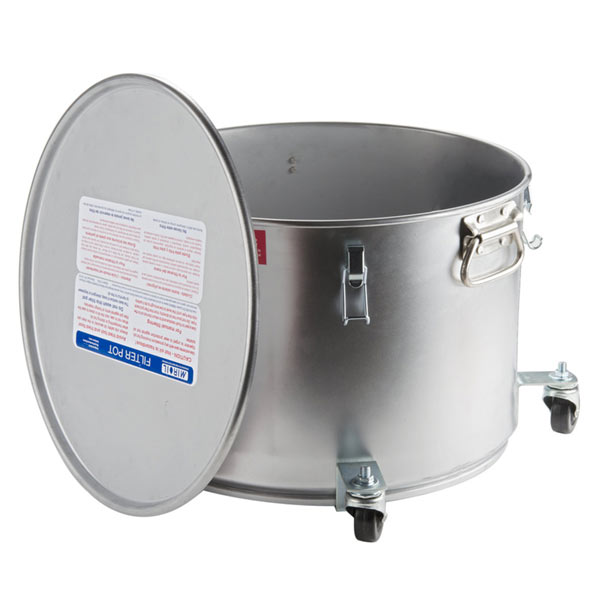 Miroil 60LC Mobile Oil Filter Pot, 55 lb Capacity
