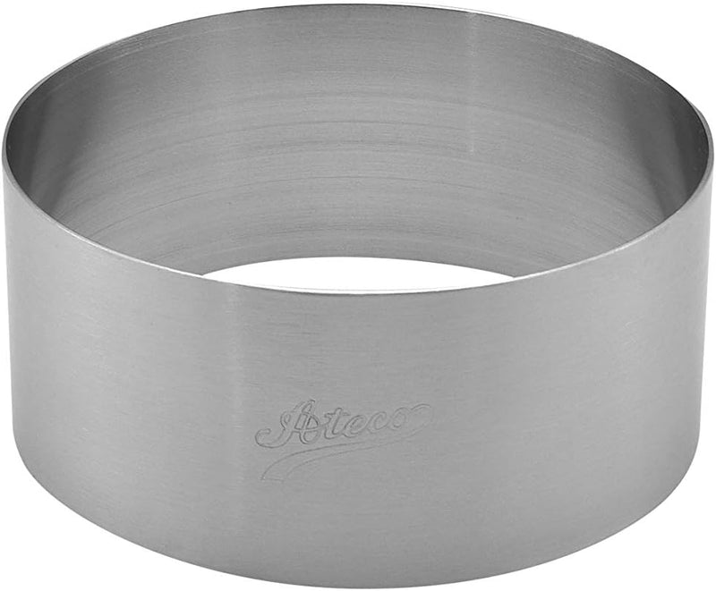 Ateco 4" Round Pastry Ring, 1.75" High