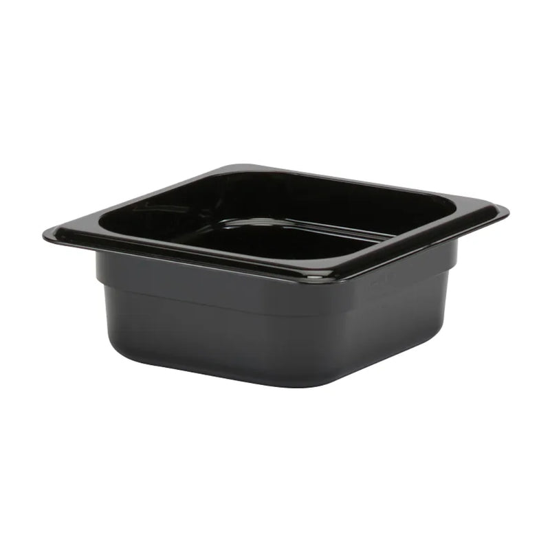 Cambro 62CW110 1/6 Size Food Pan 2.5" Deep, Black