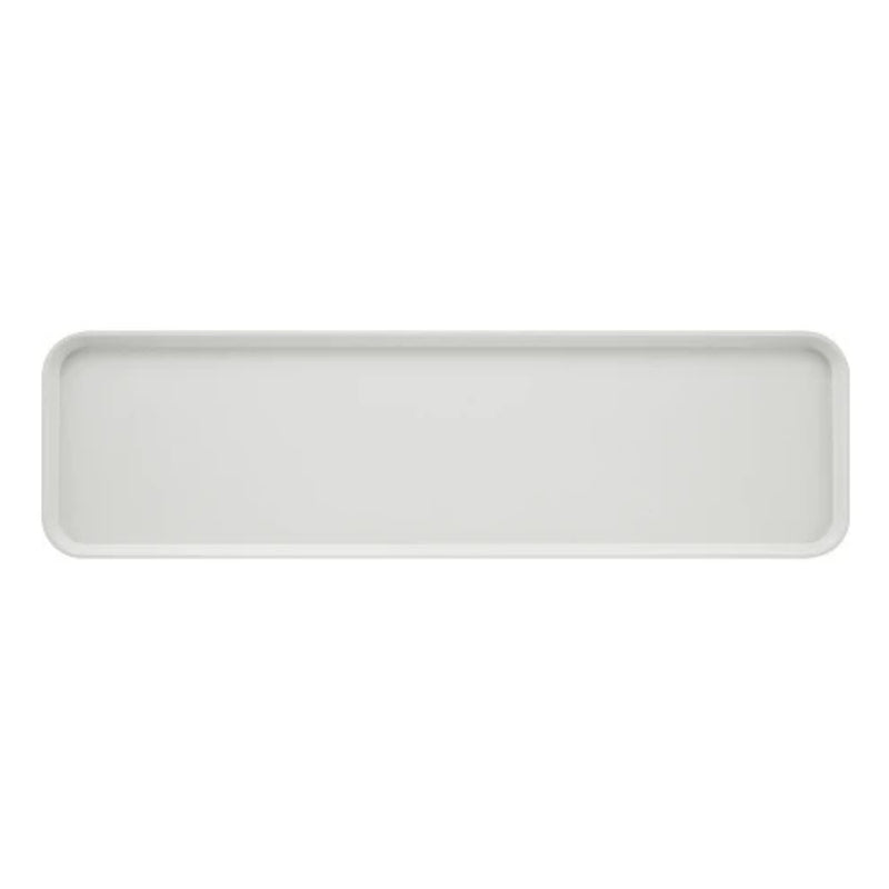 Cambro 7" x 30" Market Display Tray, White - 6302MT148