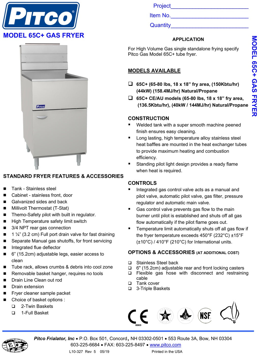 Spec Sheet