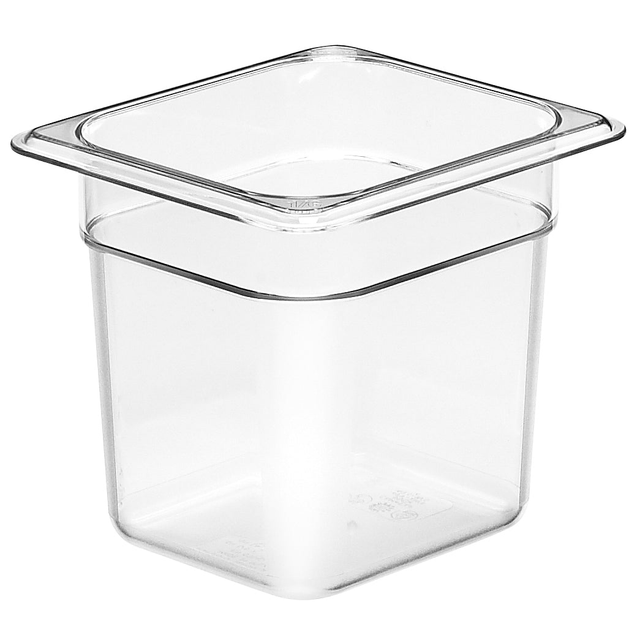 Cambro 66CW135 1/6 Size Food Pan 6" Deep, Clear
