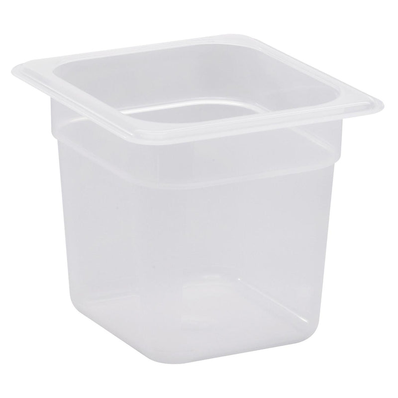 Cambro 66PP190 1/6 Size Food Pan 6" Deep, Translucent