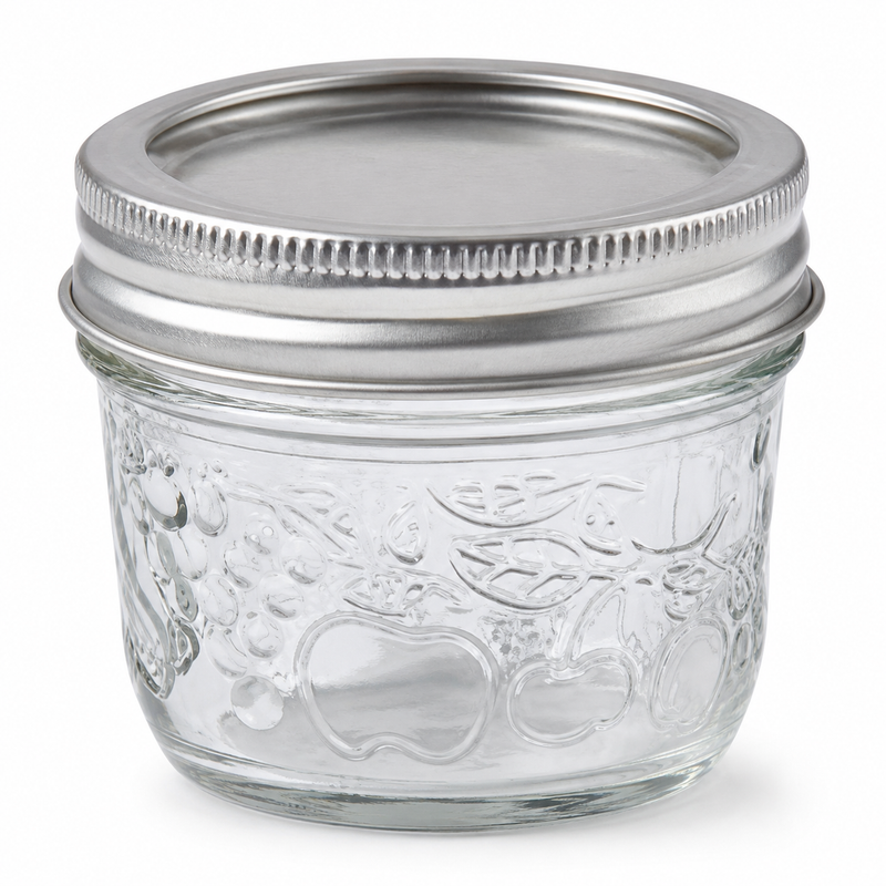 Bernardin 125 ml Mason Jar Glass 12 /Case