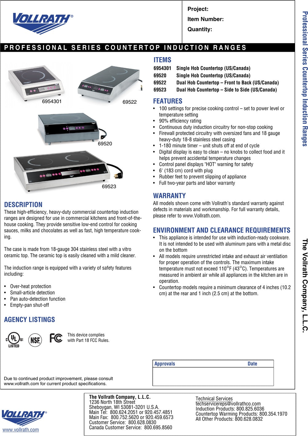 Spec Sheet