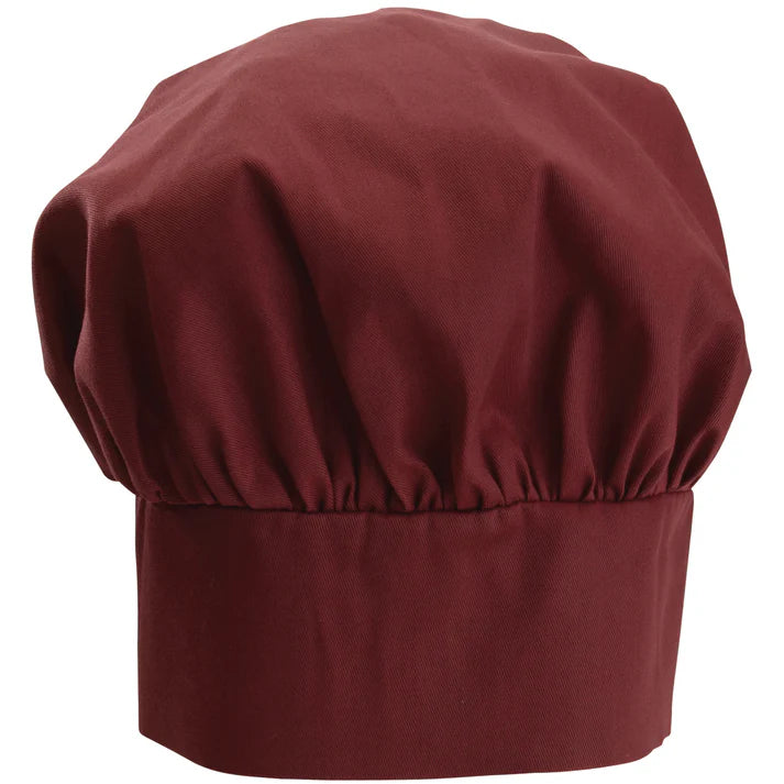 Winco 13" Chef Hat, Burgundy