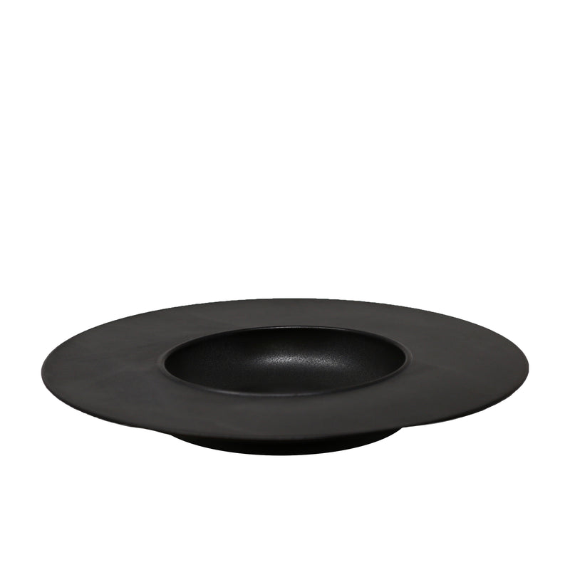 Nella 12" Pasta Plate, Black, 6 /Case - 70300 BK