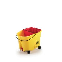Rubbermaid WaveBrake 18 Qt Dirty Water Bucket, Red