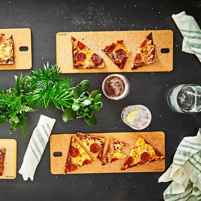 Epicurean 17" x 6" Flat Bread Board, Natural