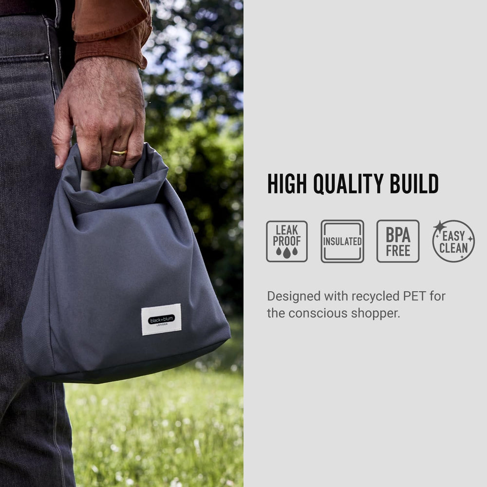 Black + Blum 6.7 Litre Lunch Bag, Slate