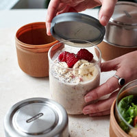 Black + Blum 450 ml Lunch Pot, Almond