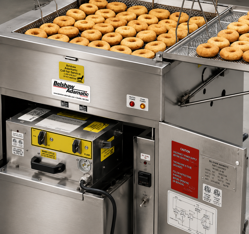 Belshaw Adamatic 215 lb Donut Floor Fryer, Natural Gas 89,000 BTU