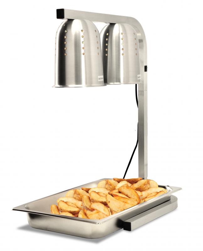 Nella Countertop Heat Lamp with (x2) 250 watt Bulbs