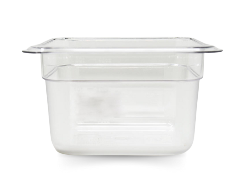 Nella 1/6 Size Food Pan 4" Deep, Clear