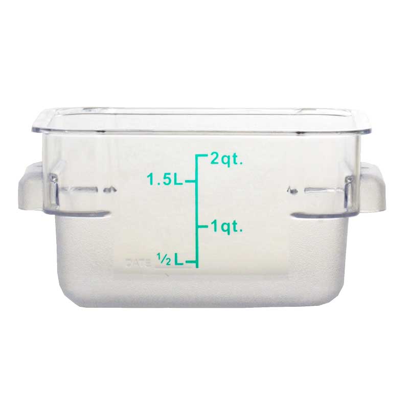 Nella 2 Qt Square Food Storage Container, Clear