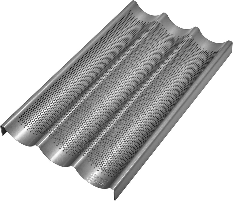 Chicago Metallic 16" x 9"  Perforated Baguette Pan