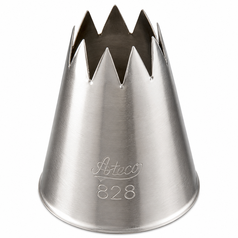 Ateco 5/8 Star Piping Tip, Stainless Steel
