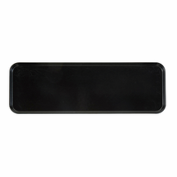 Cambro 8" x 26" Market Display Tray, Black 12/ Case - 826MT110