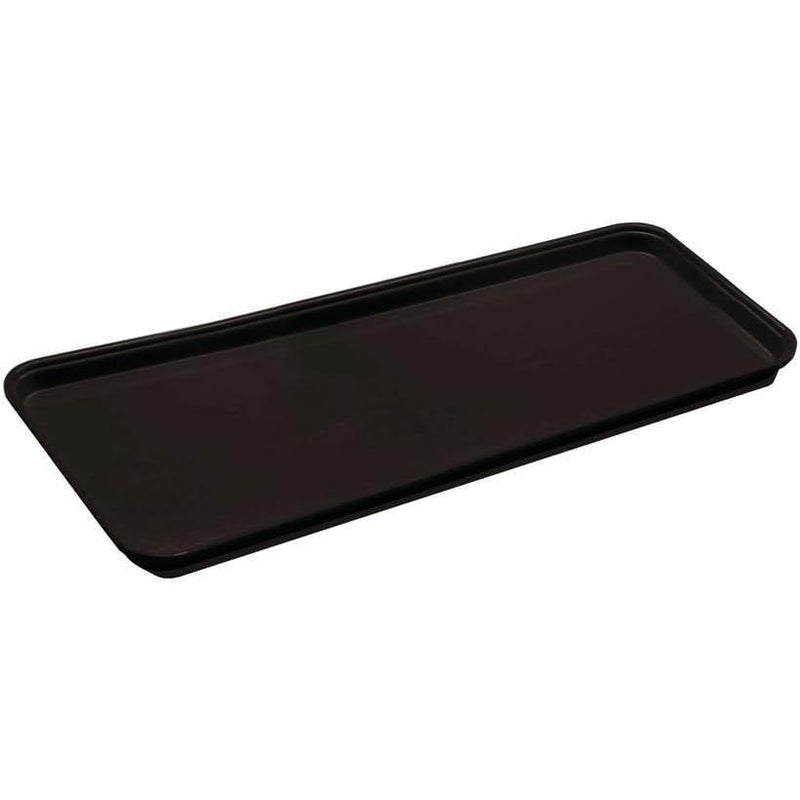 Cambro 9" x 30" Market Display Tray, Black - 830MT110