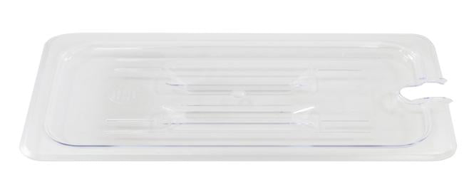 Nella 1/9 Size Notched Food Pan Cover, Clear