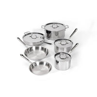 All-Clad d3 10 Piece Bonded Cookware Set, Stainless Steel