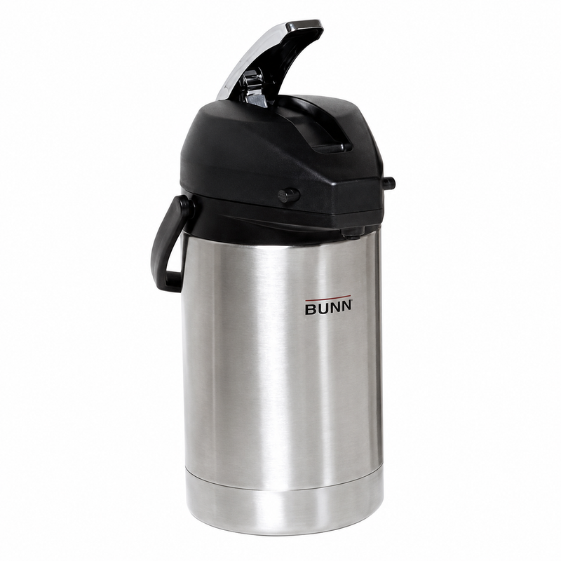 Bunn 2.5 Litre Airpot with Lever Action, Stainless Steel Liner