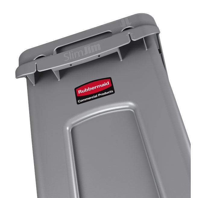 Rubbermaid Slim Jim 23 Gallon Rectangular Recycling Bin, Blue