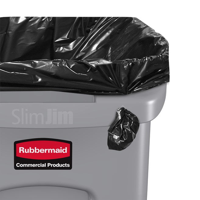 Rubbermaid Slim Jim 23 Gallon Rectangular Recycling Bin, Blue