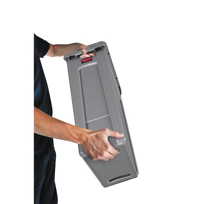 Rubbermaid Slim Jim 23 Gallon Rectangular Recycling Bin, Blue