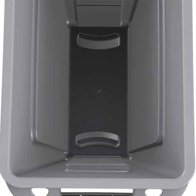 Rubbermaid Slim Jim 23 Gallon Rectangular Recycling Bin, Blue