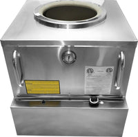 Nella 32" Square Tandoor Clay Oven, Natural Gas