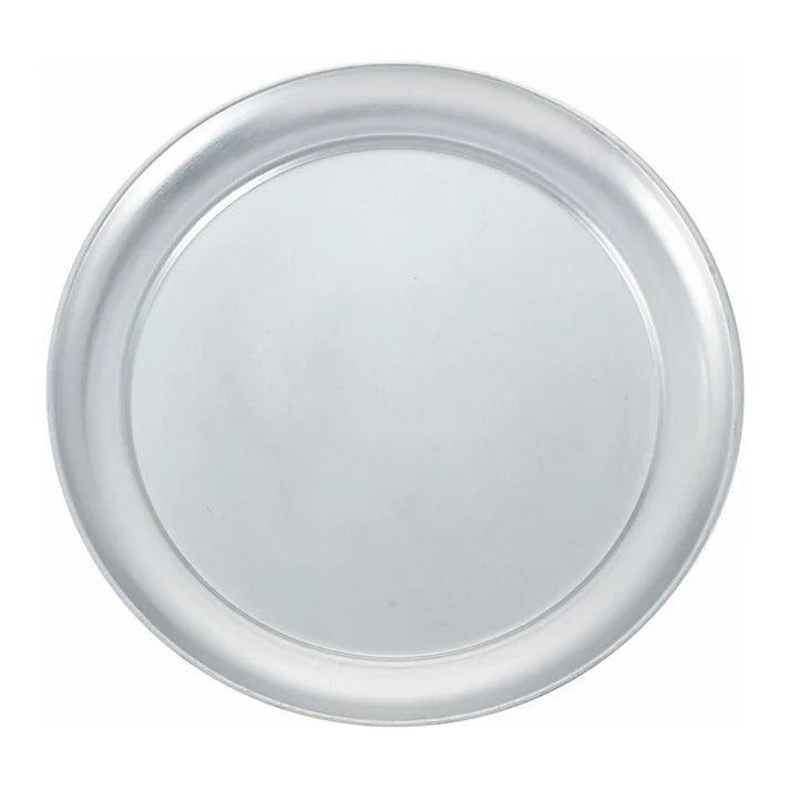 Winco 10" Round Pizza Pan with Wide Rim