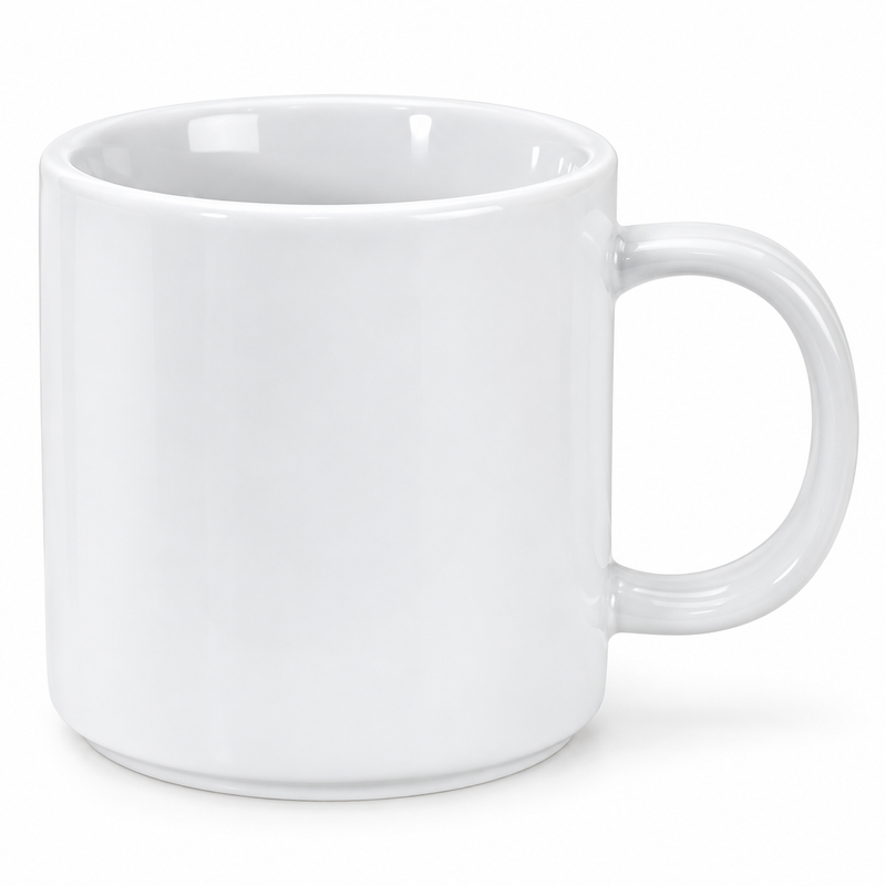 Danesco 11 Oz Coffee Mug, White