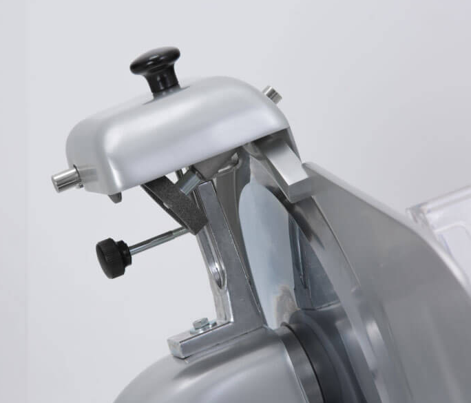 R.G.V. Luxury 12" Meat Slicer with Black Knobs & Feet, 0.24 HP - Residential