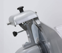 R.G.V. Luxury 12" Meat Slicer with Black Knobs & Feet, 0.24 HP - Residential