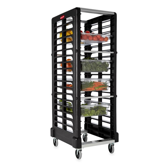 Rubbermaid ProServe 18 Tier End Load Sheet Pan Rack, Plastic, 28.75" x 23.75" x 67.88"