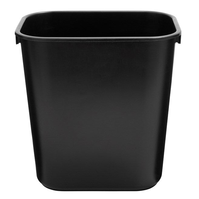Rubbermaid 3.25 Gallon Rectangular Wastebasket, Black