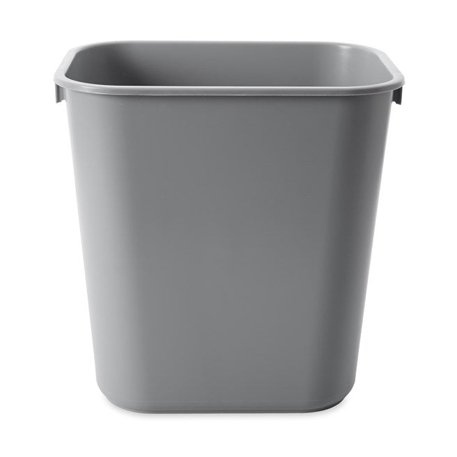 Rubbermaid 3.25 Gallon Rectangular Wastebasket, Grey