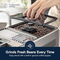 De'Longhi Dinamica Plus Espresso & Coffee Machine with Automatic Milk Frother & Color Touch Display