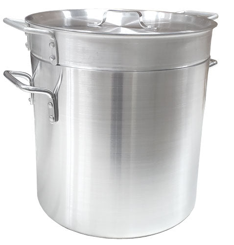 Nella 20 Qt Double Broiler with Perforated Inner Pot, Aluminum