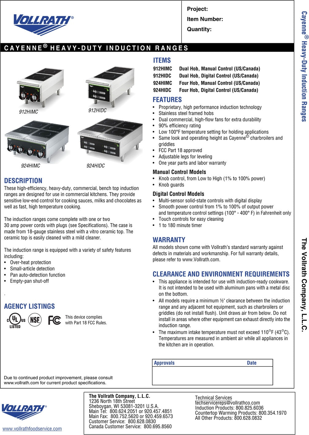Spec Sheet
