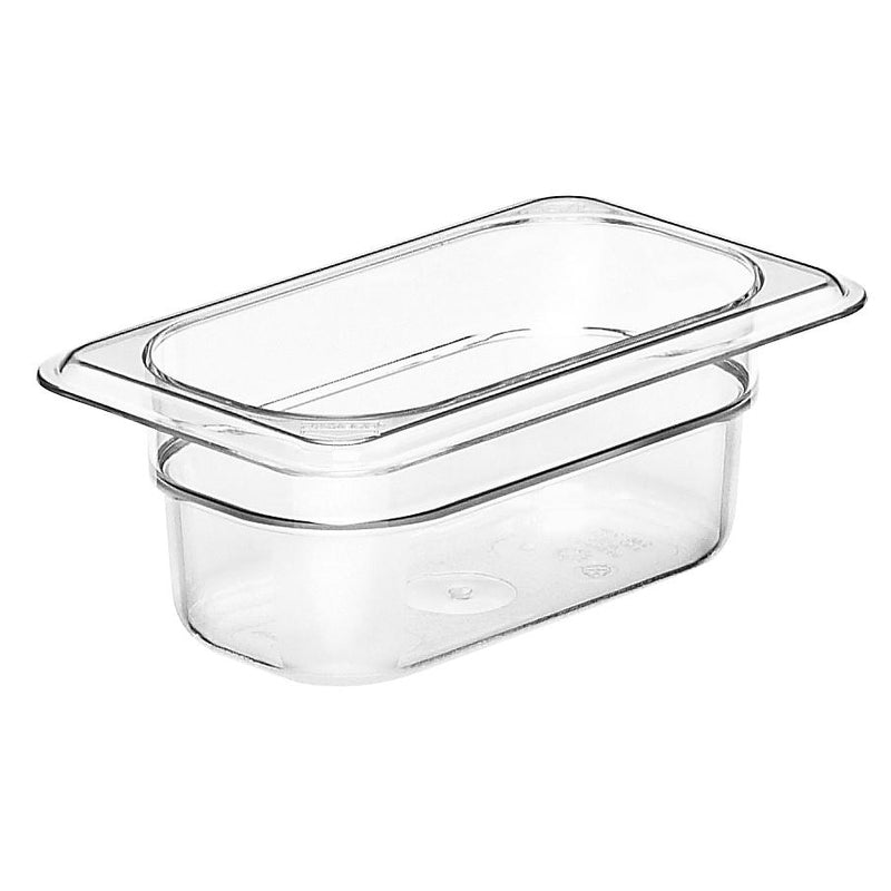 Cambro 92CW135 1/9 Size Food Pan 2.5" Deep, Clear