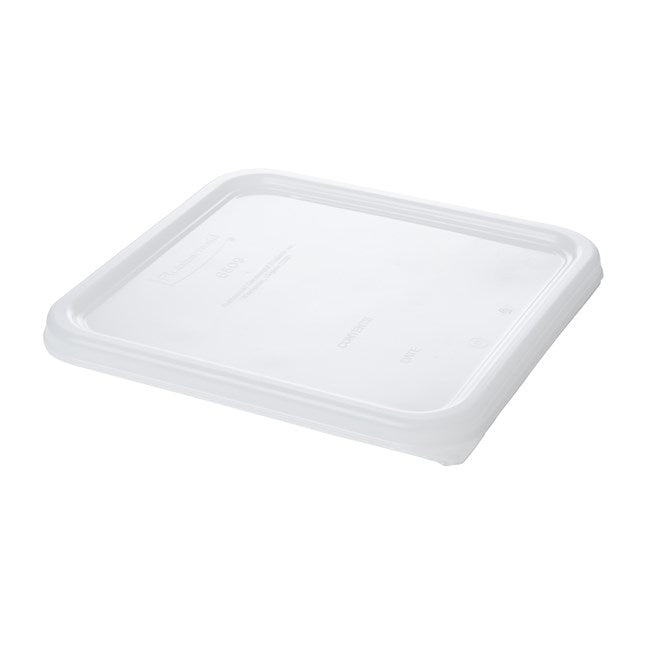Rubbermaid Square Food Storage Cover for 2, 4, 6 & 8 Qt Containers, White