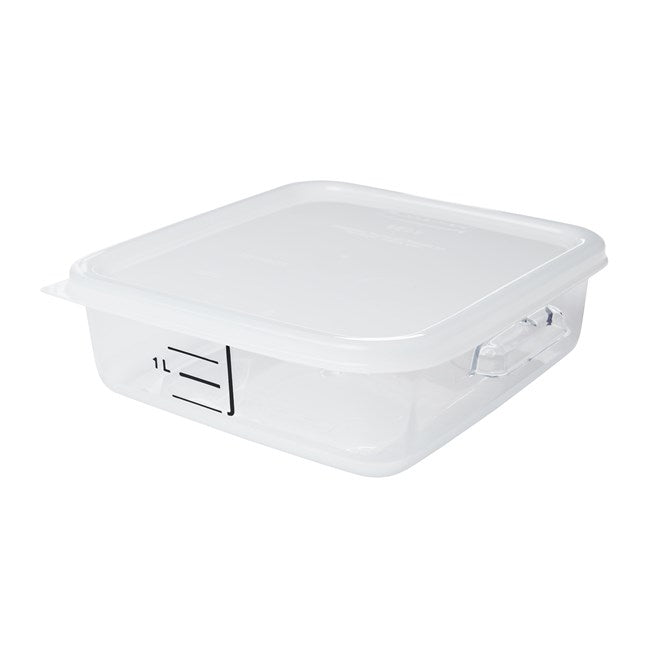 Rubbermaid Square Food Storage Cover for 2, 4, 6 & 8 Qt Containers, White