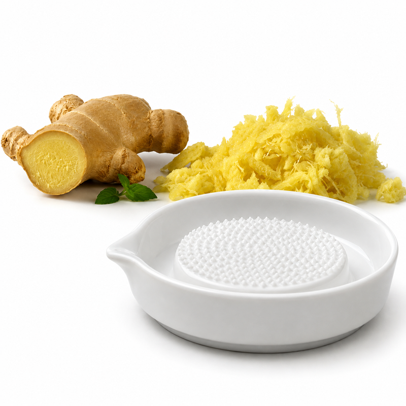 Bia 3.5" Ginger Grater, White