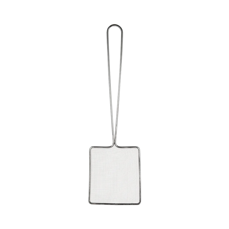 Browne 5" x 6" Fine Mesh Skimmer, 12" Handle