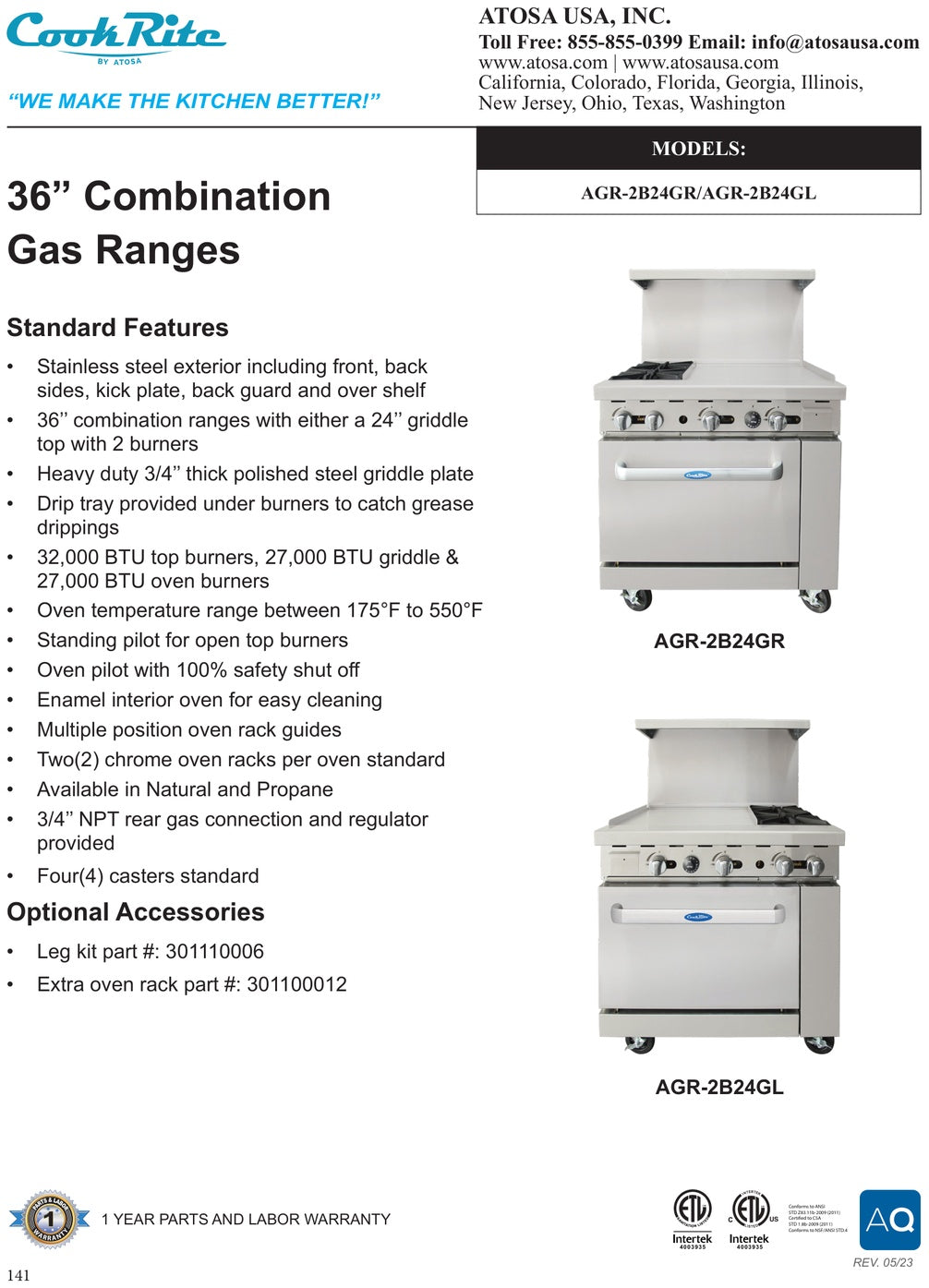 Spec Sheet